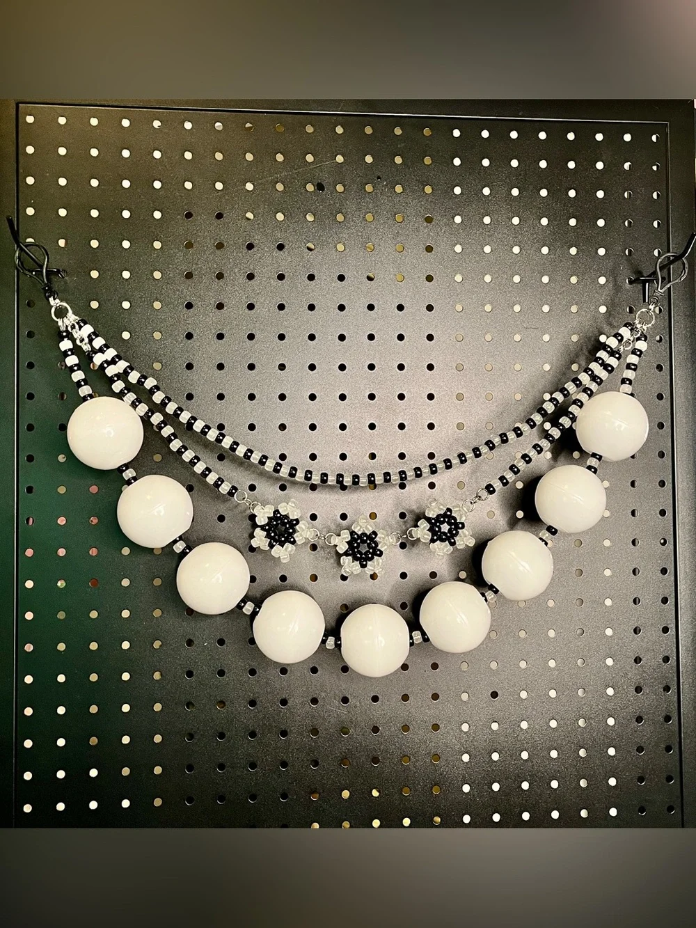 Glow in the Dark Mime Belt Chain - 3 Tiers/Layers